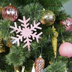 Discount Kirklands Home Rustic Pink & Gold 40-pc. Christmas Ornament Set