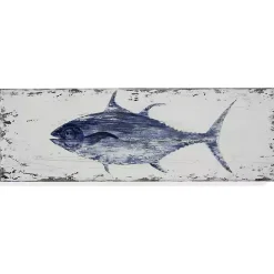 Online Kirklands Home Rustic Tuna Canvas Plaque