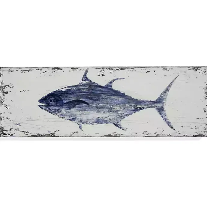 Online Kirklands Home Rustic Tuna Canvas Plaque