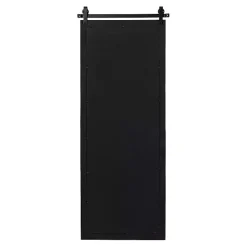 Outlet Kirklands Home Rustic Walnut Barn Door Wall Mirror