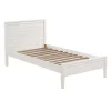 Online Kirklands Home Rustic White Pine Panel Twin Bed Frame