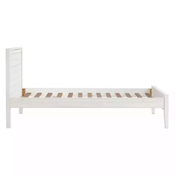 Online Kirklands Home Rustic White Pine Panel Twin Bed Frame
