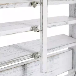 Discount Kirklands Home Rustic Shutter Trifold Room Divider White