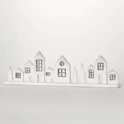 Sale Kirklands Home Rustic Wooden Tabletop Christmas Village