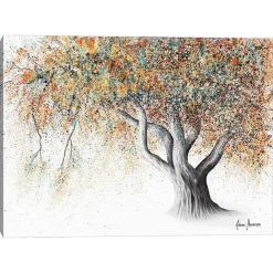 Discount Kirklands Home Rusty Autumn Tree Canvas Art Print Orange