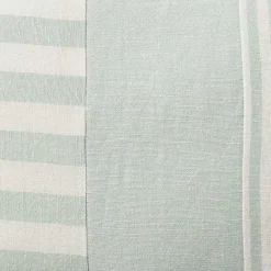 Hot Kirklands Home Sage Asymmetrical Stripes Lumbar Pillow Green