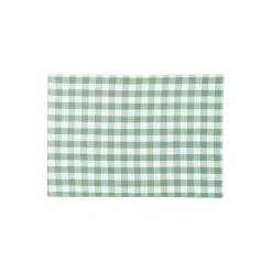 Sale Kirklands Home Sage Buffalo Check Cotton Placemats, Set of 6 Green