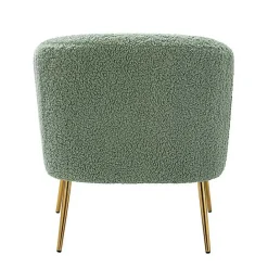Kirklands Home Sage Contemporary Barrel Accent Chair Green