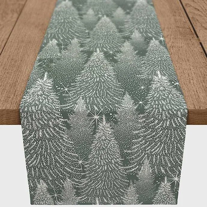 Sale Kirklands Home Sage Forest Winter Twill Table Runner, 90 in.