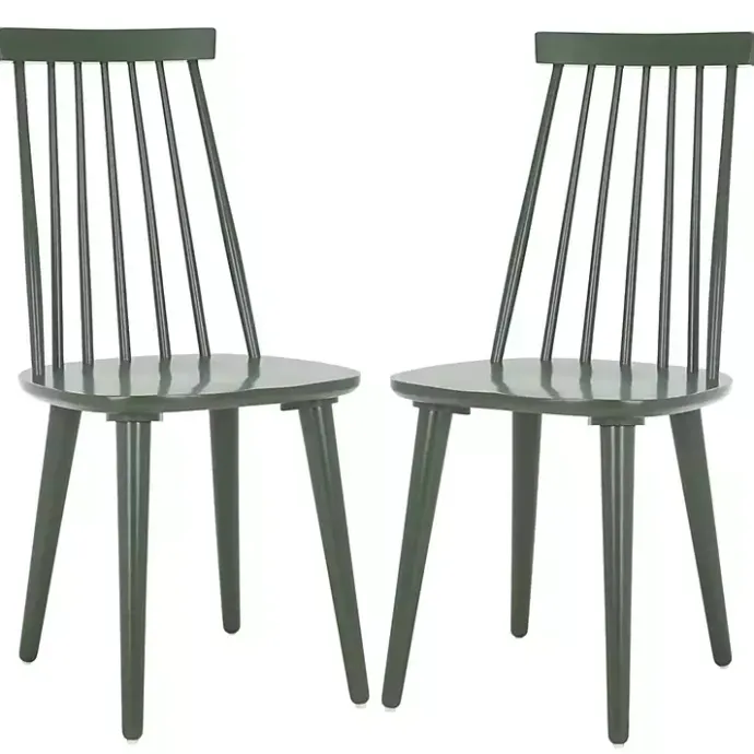 Discount Kirklands Home Sage Burris Dining Chairs, Set of 2 Green