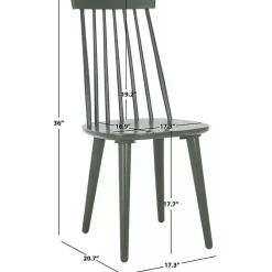 Discount Kirklands Home Sage Burris Dining Chairs, Set of 2 Green