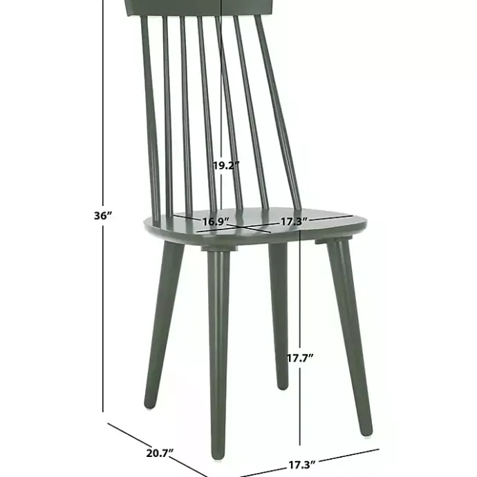 Discount Kirklands Home Sage Burris Dining Chairs, Set of 2 Green