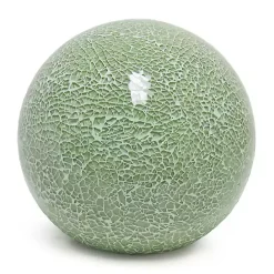 Best Kirklands Home Sage Mosaic Ball Table Lamp Green