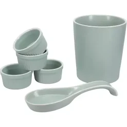 Sale Kirklands Home Sage Katy 6-pc. Kitchen Accessories Set Green