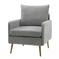 Kirklands Home Sage Penny Upholstered Accent Chair Green