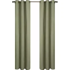 Sale Kirklands Home Sage Room Darkening Curtain Panel Set, 95 in. Green