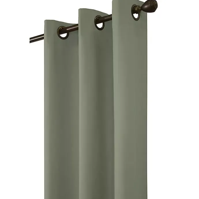 Sale Kirklands Home Sage Room Darkening Curtain Panel Set, 95 in. Green