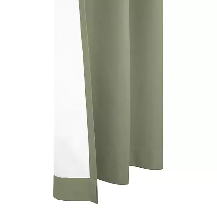 Sale Kirklands Home Sage Room Darkening Curtain Panel Set, 95 in. Green