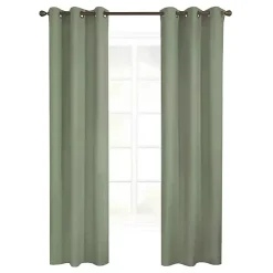 Sale Kirklands Home Sage Room Darkening Curtain Panel Set, 95 in. Green
