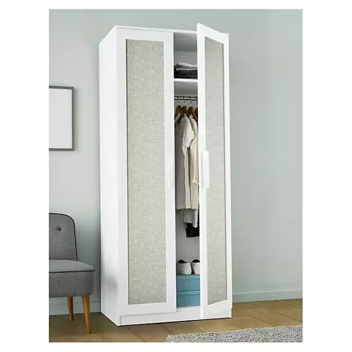 New Kirklands Home Sage Textured Poplin Peel & Stick Wallpaper Green