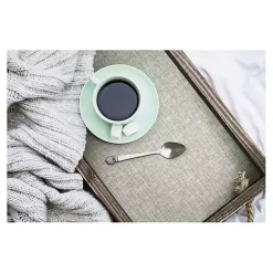 New Kirklands Home Sage Textured Poplin Peel & Stick Wallpaper Green