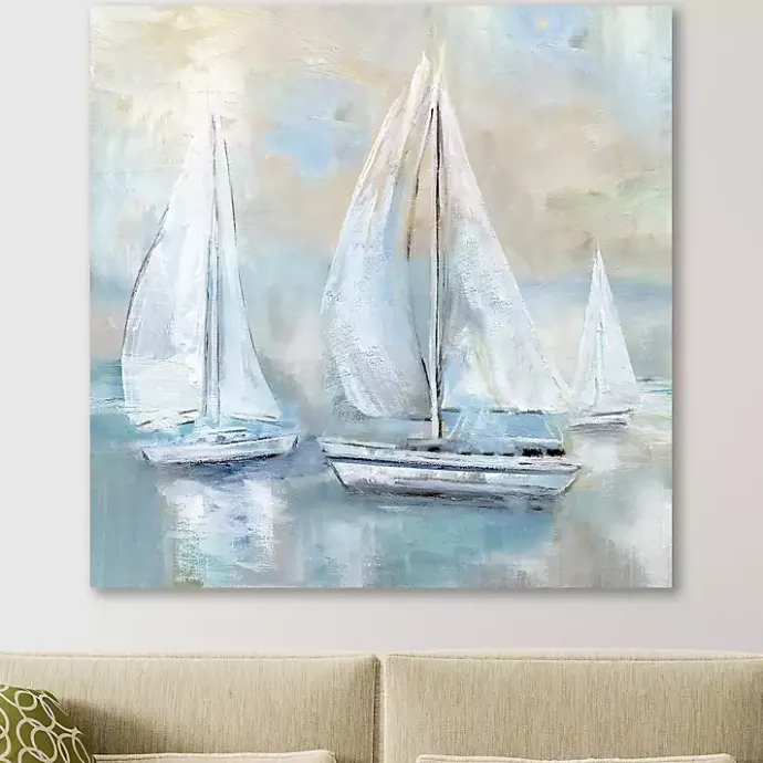 Kirklands Home Sail Afar Giclee Canvas Art Print Blue
