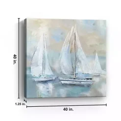 Kirklands Home Sail Afar Giclee Canvas Art Print Blue