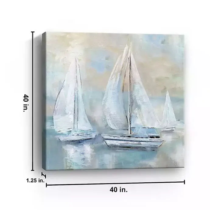 Kirklands Home Sail Afar Giclee Canvas Art Print Blue
