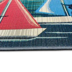 Best Kirklands Home Sailboat Dogs Indoor/Outdoor Accent Rug