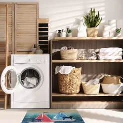 Best Kirklands Home Sailboat Dogs Indoor/Outdoor Accent Rug