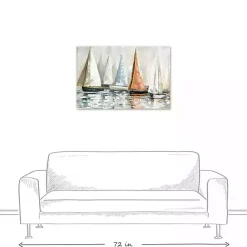 New Kirklands Home Sailboat Dreams Canvas Art Print
