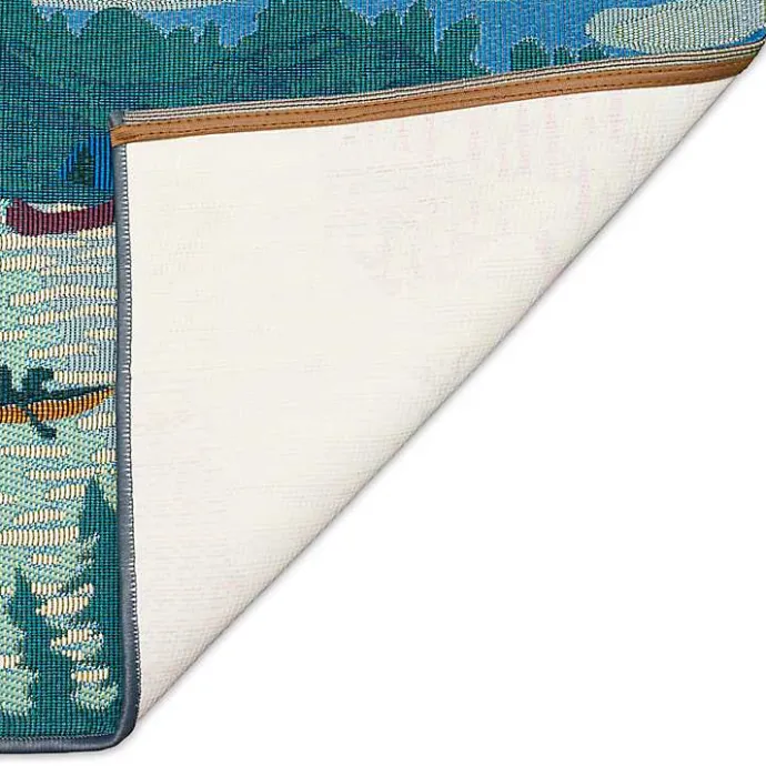 Best Kirklands Home Sailboat Indoor/Outdoor Rug, 3x4