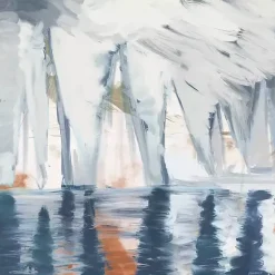 Outlet Kirklands Home Sailboats in the Mist Framed Canvas Art Print