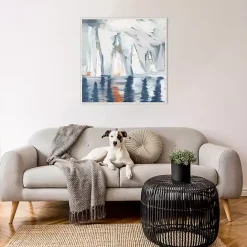 Outlet Kirklands Home Sailboats in the Mist Framed Canvas Art Print