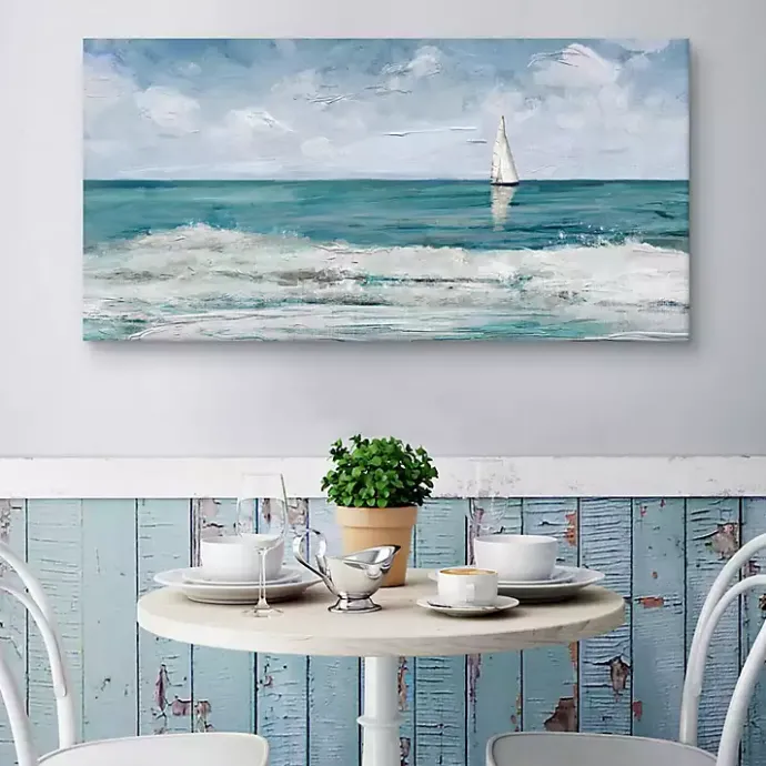 Kirklands Home Sailing Day Canvas Art Print Blue