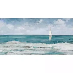 Kirklands Home Sailing Day Canvas Art Print Blue