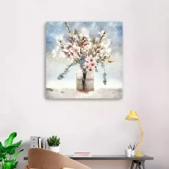Hot Kirklands Home Sakura Jar Canvas Art Print, 30x30 in.
