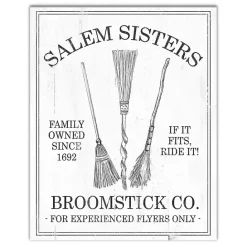 Best Kirklands Home Salem Sisters Broomstick Co. Halloween Wall Art