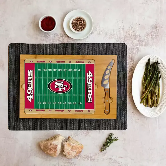 Clearance Kirklands Home San Francisco 49ers Cutting Board & Knife Set