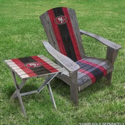 Best Kirklands Home San Francisco 49ers Folding Outdoor Table Brown