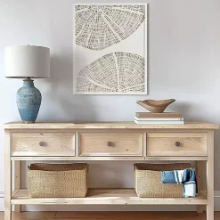 Outlet Kirklands Home Sand Dollar Rice Paper Shadowbox Wall Plaque White