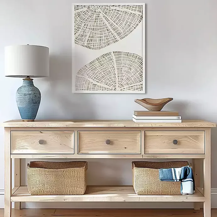 Outlet Kirklands Home Sand Dollar Rice Paper Shadowbox Wall Plaque White