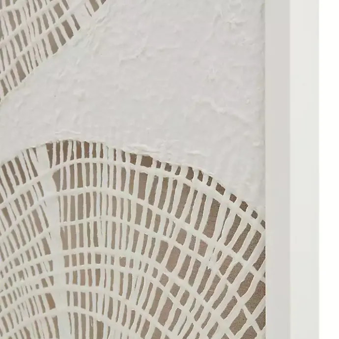 Outlet Kirklands Home Sand Dollar Rice Paper Shadowbox Wall Plaque White