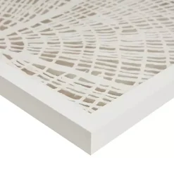 Outlet Kirklands Home Sand Dollar Rice Paper Shadowbox Wall Plaque White