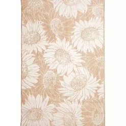 Best Kirklands Home Sand Floral Blooms Outdoor Area Rug, 4x7
