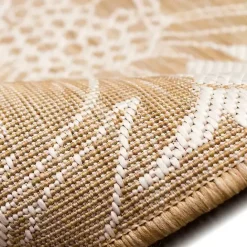 Best Kirklands Home Sand Floral Blooms Outdoor Area Rug, 4x7