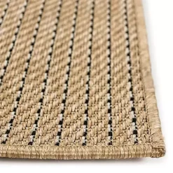 Best Kirklands Home Sand Intertwine Indoor/Outdoor Area Rug, 4x7 Tan