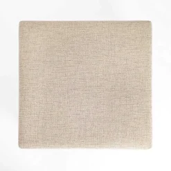 Best Kirklands Home Sand Upholstered Chanson Coffee Table Ottoman Tan