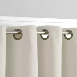 Sale Kirklands Home Sandy Beige Blackout Curtain Panel Set, 108 in. Tan