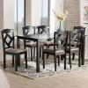 New Kirklands Home Sandy Beige Diamond Back 7-pc. Dining Set